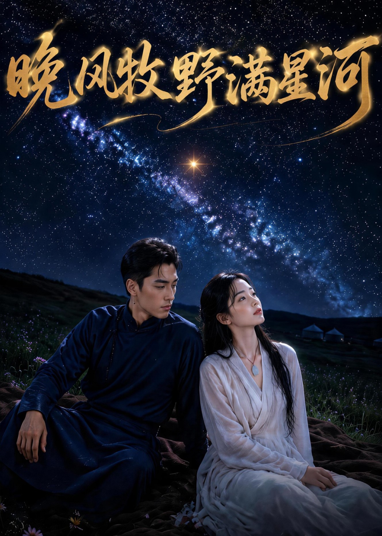 晚风牧野满星河