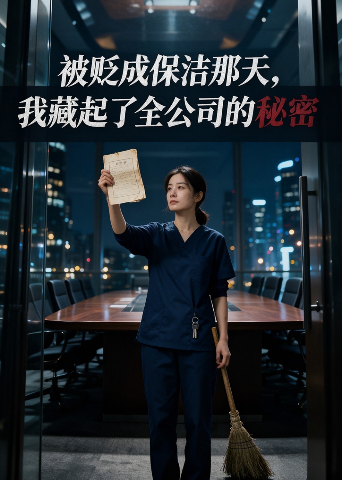 被贬成保洁那天，我藏起了全公司的秘密